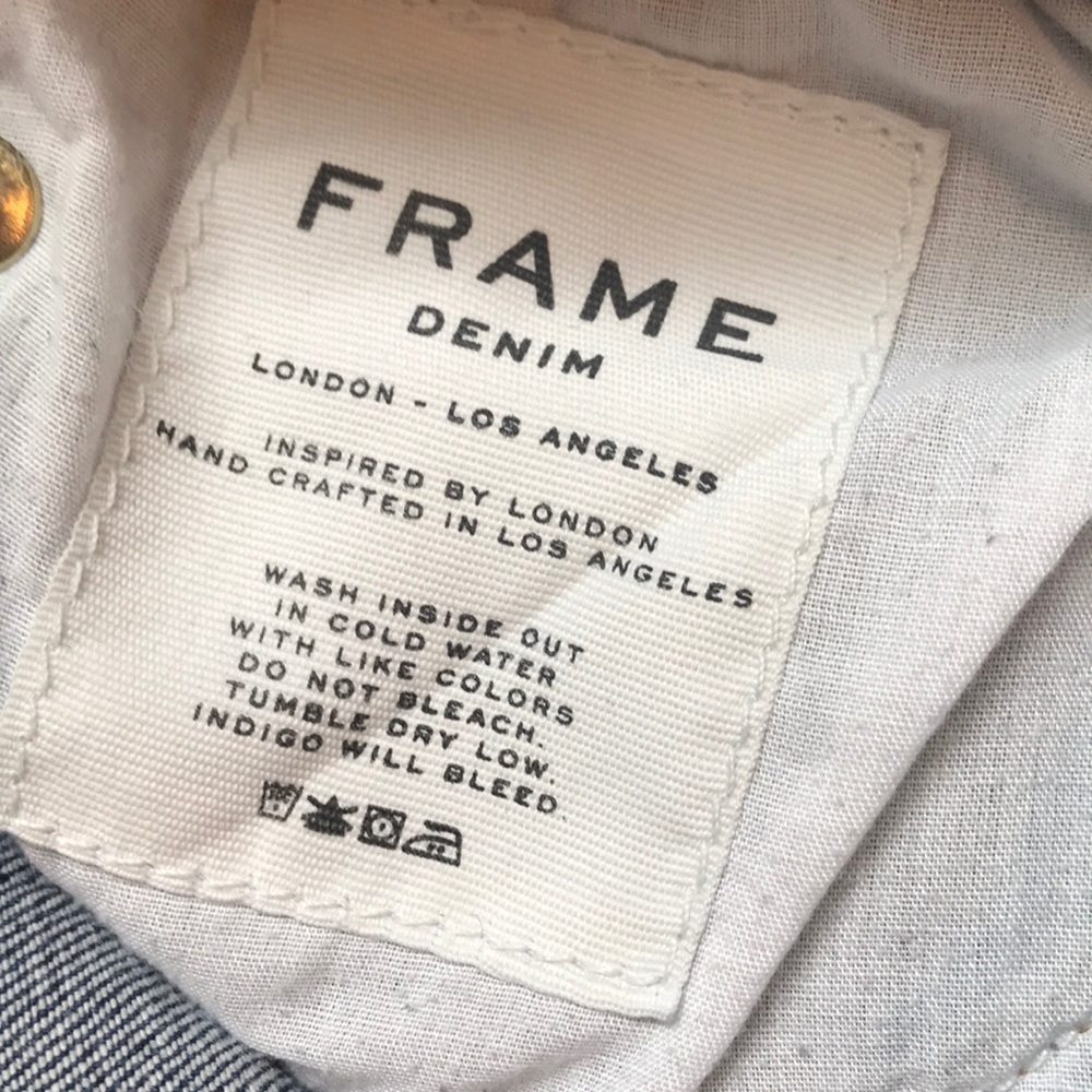 FRAME Denim Le Skinny De Jeanne jeans SIZE 25 - Picture 3 of 8